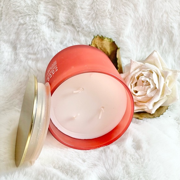 New with tags SONOMA PAPAYA COVE SCENTED CANDLE with Essential Oils 13oz 3 wick - Picture 4 of 6